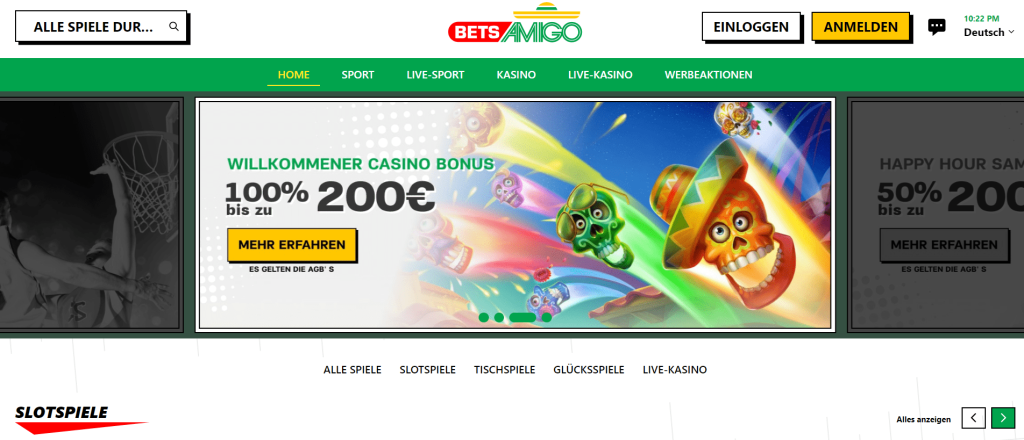 Betsamigo Casino ohne Limit