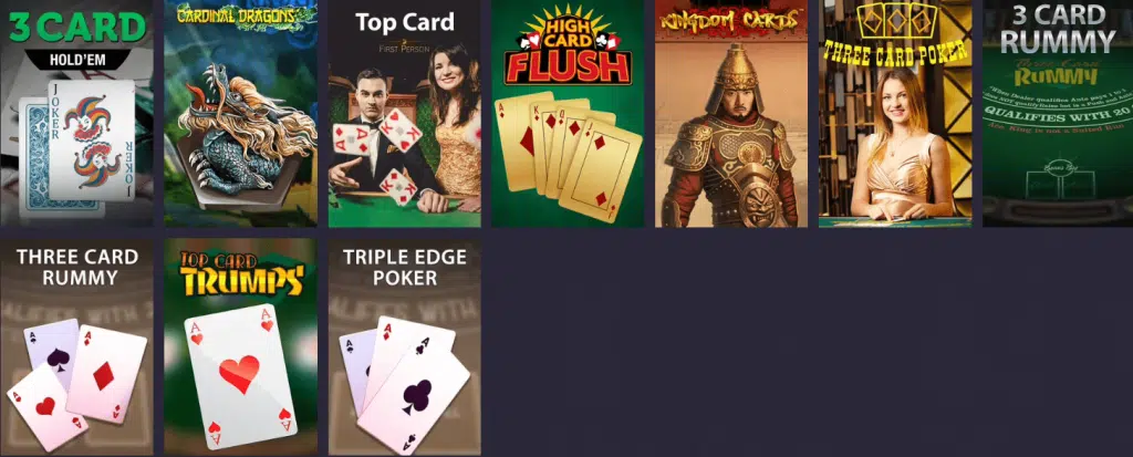 Tisch und Kartenspiele